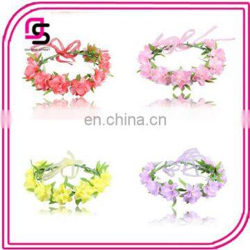 Newest design fashion cloth flower headband accessories for beach wedding