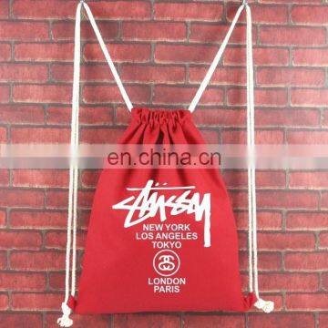 wholesale cotton fabric cotton canvas drawstring bag drawstring mesh bag