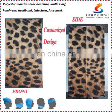 High quality multifunctional tube bandana fashion scarf customized headwear bandana