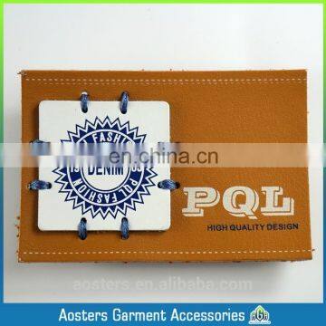 Custom Made High Quality Genuine Leather Label photo-5