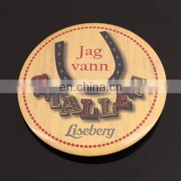 Offset Printing Tin Badge With Amusement Park Logo