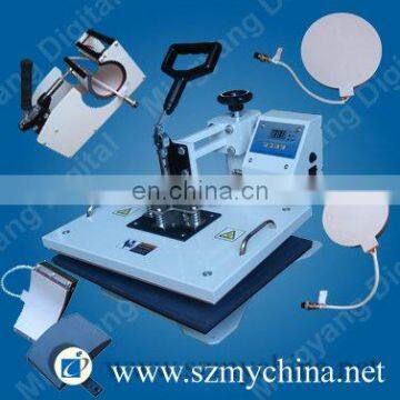 CE approved heat press machine 5 in 1