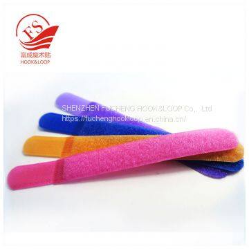 Straight Hook and Loop Cable Tie With Printed Logo photo-3