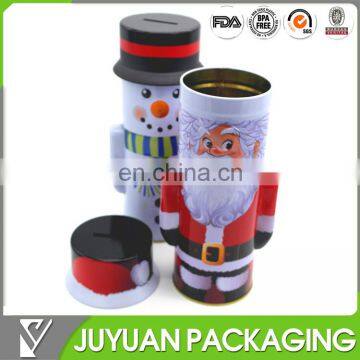 wholesale tin coin bank tin can with removable lid