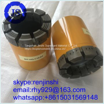 impregnated hq diamond core bit for hard rock coring