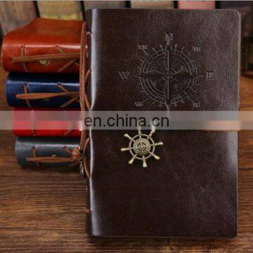 Vintage Leather Writing Notebook Refillable Paper Diary Notebook Classic Daily Use Gifts photo-5