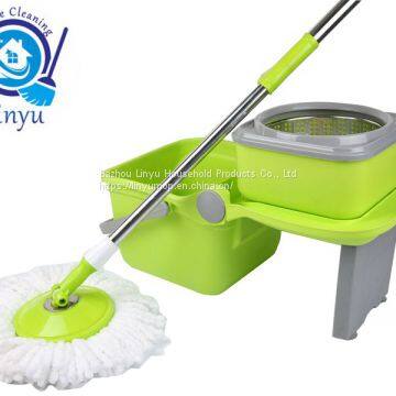 KXY-ZD 360 spin mop with folding bucket