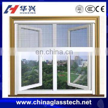 Anti-aging thermal break &normal aluminum alloy profile size customized sound insulation blind inside double glass window