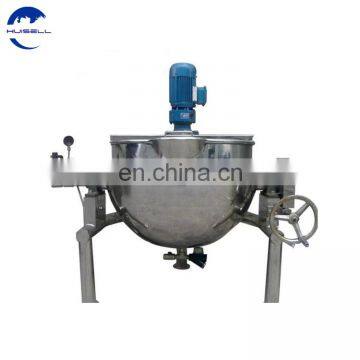 Tilting/agitation Jacketed Kettle/ Boiler/vessel Gas Heating Tilting Jacketed Kettle Steam Jacket Cooking Mixer