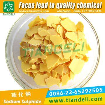 Sodium Sulphide Sodium Hydrosulphide Yellow/red Flakes 60%min photo-2
