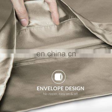 Professional Pilling Silky Smooth Breathable Polyester Durable Queen Satin Pillowcase