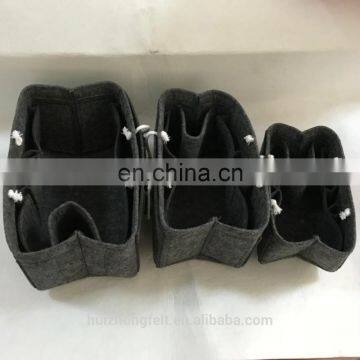 Felt Cosmetic Make Up Handbag Purse Organizer Bag photo-7