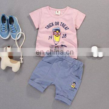 Summer Short Sleeve Clothing Set Children Baby Clothes photo-4