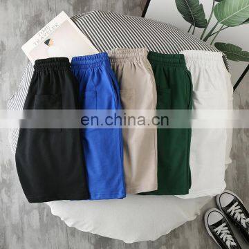 Cheap Item Polyester Fabric INS Hot Selling Solid Color Elastic With Drawstring Adjusted Men Biker Shorts photo-2