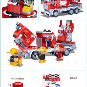 Building fire truck