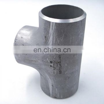 SS304 SS316 SS321 ASME Standard Butt Welded Equal Tee Reduce Tee With Low Price