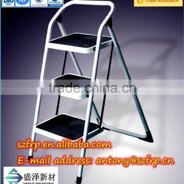 FRP telescopic ladders with Wide stairs