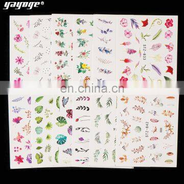 Transfer Tattoos Nail Sticker Flowers Nart Nail Polish Sticker on Sale photo-6
