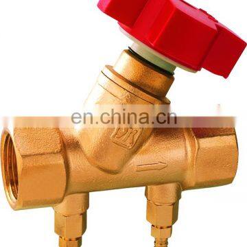 low price Brass stop valve pn16,balance valve brass ball valve with  water meter made in china discount