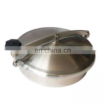 Stainless Steel Non Pressure Round Manway Manhole Cover for Tank photo-3
