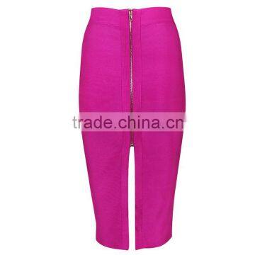 Summer Dress 2015 New Fashion Sey Women Blue Pink Midi Evening Party V Bottom Split Bandage Skirts Bandage Bodycon Women Wearing photo-3