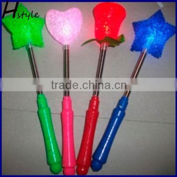 25cm Mix Color Heart Shape Led Flashing Stick SL022