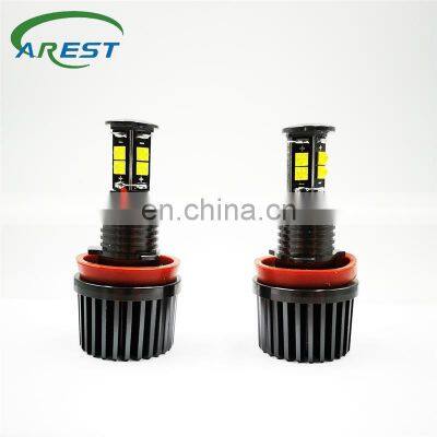 2pcs/1Set 2x40W 80W E92 H8 LED Angel Eyes Led Marker Lights canbus for BMW X5 E70 X6 E71 E90 E91 E92 M3 E89 E82 E87 Headlight