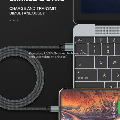 LDNIO Usb Cable High Quality USB A Male to Male Lightning Cable LS431/LS432 photo-3