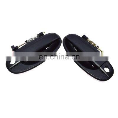 Pair For 04-08 Chevy Aveo Front Black Outside Outer Exterior Door Handles New