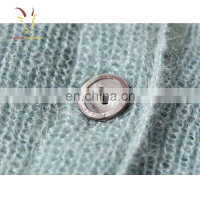 Корейская прозрачная вязаная кардиган для женщин photo-4