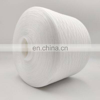 Factory Supply White Color Sewing Thread High Tenacity Dyeing Tube Polyester Poly Core Spun