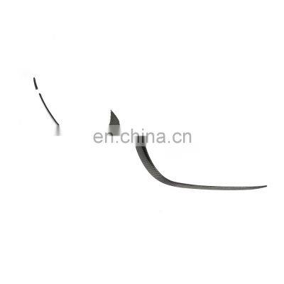 W176 A45 Front Bumper Fins Carbon Fiber Canards for Mercedes Benz A250 AMG 2013-2018 photo-3