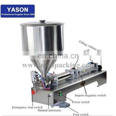 50-500ml Piston Customizable Viscous Hot Chocolate Small Juice Peanut Butter Filling Machine photo-3