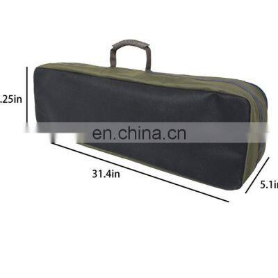 31.4*5.1*9.25 Inches Multifunctional Fishing Tackle Storage Case Utility Bag Peche Water-Resistant Fishing Bag photo-3