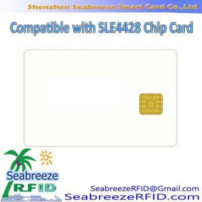 Compatible with SLE4428 Chip Card Low Cost, SHJ4428 Contact Chip Card