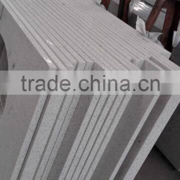 Hotel Quartz Vanity Top With Rectangle Sink Cut-out photo-5