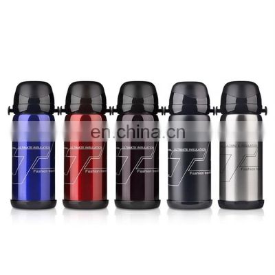 304 Water Bottle Stainless Steel Vacuum Flask with Cup Lid