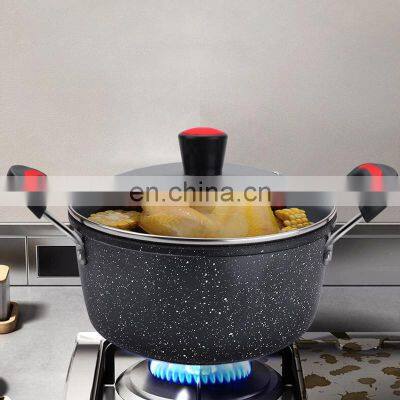 Home Camping Aluminium Kitchen Appliances Utensil Non Stick Pans Cooking Pot Set Cookware photo-4