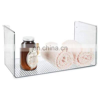 Acrylic Wall Mount Towel Organizer Shelf for Kitchen, Bathroom,Bedroom