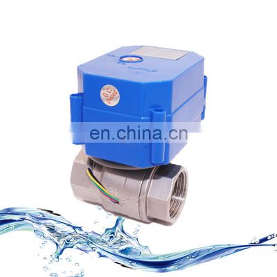 CR01 CR02 CR03 CR04 CR05 12V 24V 220V DN8 DN32 Stainless steel motorized ball valve