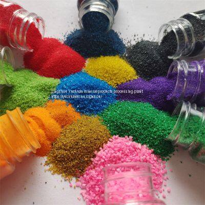 Непромокаемые цветные пески для детского художественного рисования photo-3