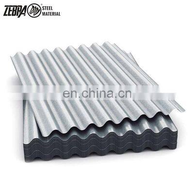 China Factory Corrugated Hot Dipped Galvanized Steel Tile Zinc Coated GI Steel Plate Price