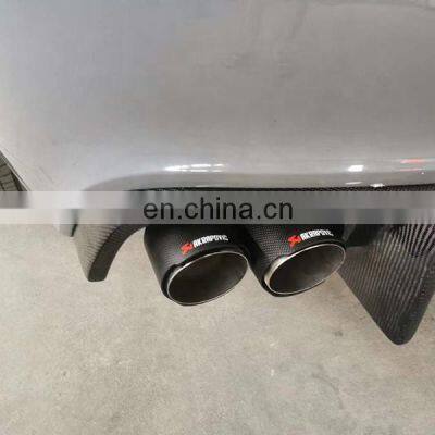 A7 S7 RS7 C7.5 Carbon Fiber Diffuser For Audi A7 S7 RS7 C7.5 With Light Audi Rear Diffuser 2016 2017 2018 photo-4