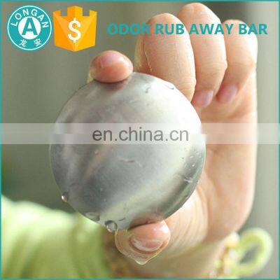 Hot Sell Kitchen Bath Durable Matte Round Stainless Steel Hand Soap Bar With Holder photo-4