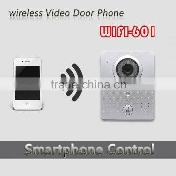 Hot 2.4Ghz Wifi Video Door phone with Photo Taking Video Recording Support App for IOS/Android iPad Smart Phone Tablet