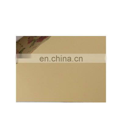 Titanium Coated Colorful Sus304 201 316 430 202 Stainless Steel Sheet