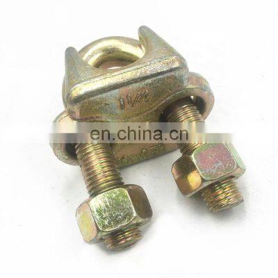 OEM Manufacturer Custom Service Alloy Steel Forged With Heat Treatment Wire Rope Clip Malleable Clamp photo-5