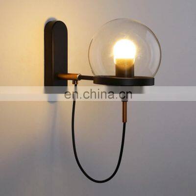 Loft LED Wall Light Indoor Decoration Bedroom E27 110-220V Modern Home Gold Wall Lighting