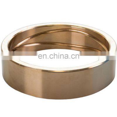 TEHCO Brass Casting Bush Bronze Bushing Made of CuZn25Al5Mn4Fe3 With Custom Oil Groove for Crane Electromotor Machine. photo-2