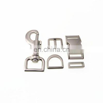Factory Manufacture Bag Accessories Zinc Belt Buckle Metal D Ring For Handbag Dog Collars photo-4
